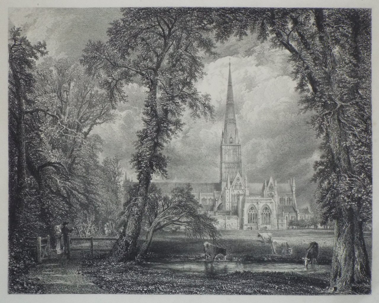 Print - Salisbury Cathedral